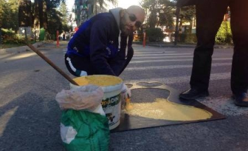 ზუგდიდში აქცია ,,მოხატე უსაფრთხოება'' ჩატარდა  (ვიდეო) 