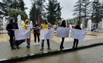 "ენგური საზღვარი არ არის" - აქცია ზუგდიდში (ფოტო/ვიდეო)
