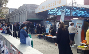 ზუგდიდში პირბადის სწორად ტარებას პოლიცია აკონტროლებს