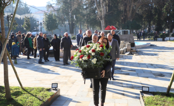ზუგდიდში ზვიად გამსახურდიას ხსოვნას პატივი მიაგეს