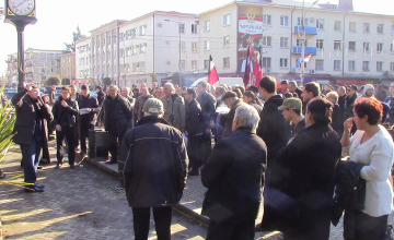 ზუგდიდში სამოქალაქო ომის დაწყების დღე გაიხსენეს (ვიდეო)