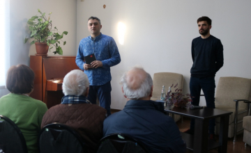 ნიკა ლაშხიას წიგნის "დონორის" წარდგენა - ზუგდიდში (ვიდეო)