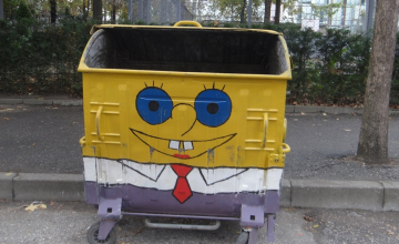 ფერადი ურნები ზუგდიდში (ფოტორეპორტაჟი)