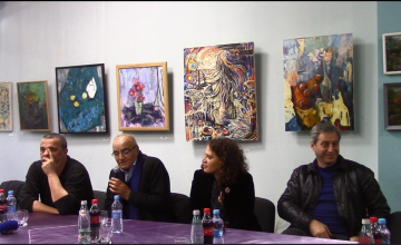 თემურ ჩხეიძემ ზუგდიდის სამხატვრო გალერეაში შეხვედრა გამართა