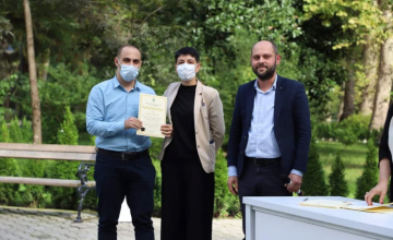 ზუგდიდში 2021-2022 წლის მერის სტიპენდიანტებს სერთიფიკატები გადასცეს