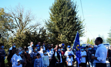 ალექსანდრე მოწერელიამ წალენჯიხის მოსახლეობას საარჩევნო პროგრამა გააცნო