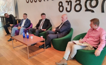 უკრაინისა და საქართველოს დევნილთა სამინისტროების წარმომადგენლების შეხვედრა ზუგდიდში