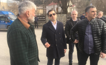 მესტიაში აქციაზე შს მინისტრის მოადგილე ჩავიდა 