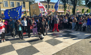 „აგენტების“ კანონი წალენჯიხაში გააპროტესტეს (ფოტო)
