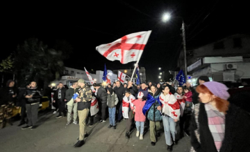 ევროპა საქართველოს უალტერნატივო მომავალია - საპროტესტო მსვლელობა ზუგდიდში (ფოტო)