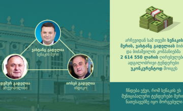 TI: სენაკში ტენდერებს მერის ბიძა და ბიძაშვილი იგებენ