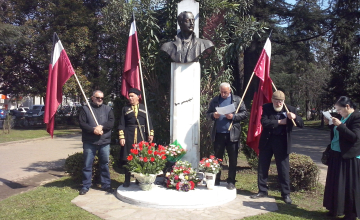 ზუგდიდში ზვიად გამსახურდიას დაბადების დღე აღნიშნეს (ვიდეო)