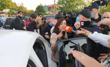 ანა წითლიძე პოლიციამ პარტიის ერთ-ერთ მხარდამჭერთან ერთად წაიყვანა