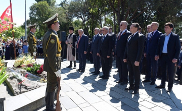 სოხუმში ფაშიზმზე გამარჯვების დღეს აღნიშნეს 