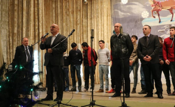 ხობში წარმატებული სპორტსმენები დააჯილდოვეს