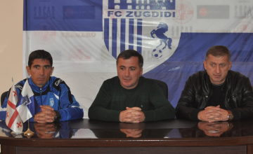 ს/კ „ზუგდიდის“ ახალი მწვრთნელი მუშაობას ოფიციალურად შეუდგა 