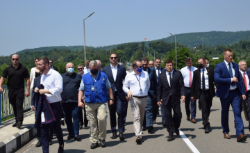 აფხაზეთის ე.წ. საგარეო საქმეთა სამინისტრო ზელენსკის ენგურის ხიდზე ყოფნას გამოეხმაურა