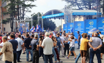 “ქართული ოცნების“ კანდიდატების წარდგენაზე სამეგრელოს ყველა მუნიციპალიტეტიდან ჩამოვიდნენ (ვიდეო)