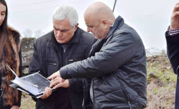 ლევან შონიამ წყალმომარაგების ცენტრალიზებული სისტემის სამშენებლო სამუშაოები დაათვალიერა