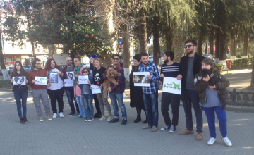 მიუსაფარ ცხოველთა დაცვის დღე ზუგდიდში (ვიდეო)