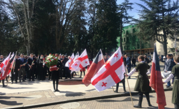 ზვიად გამსახურდიას 80 წლის იუბილე ზუგდიდში (ფოტო, ვიდეო)