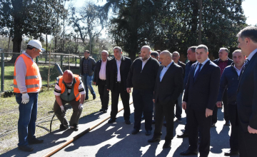 მარტვილში დევნილთა ჩასახლების გაზიფიცირება სრულდება 