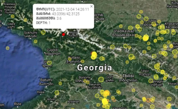 მესტიის სოფელ დიზში მიწისძვრა იყო