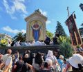 ზუგდიდში ღვთისმშობლის მოზაიკური ფრესკა გაიხსნა
