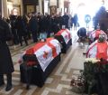 სამების ტაძარში აფხაზეთის ომის დროს უგზო-უკვლოდ დაკარგული 6 პირის სამოქალაქო პანაშვიდი მიმდინარეობს