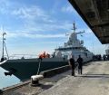 რუსეთის შავი ზღვის ფლოტის მცირე სარაკეტო ხომალდი "ციკლონი" სოხუმის საზღვაო პორტში შევიდა