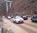 რიკოთის საუღელტეხილო გზაზე ავტოტრანსპორტის მოძრაობა დროებით შეზღუდული იყო